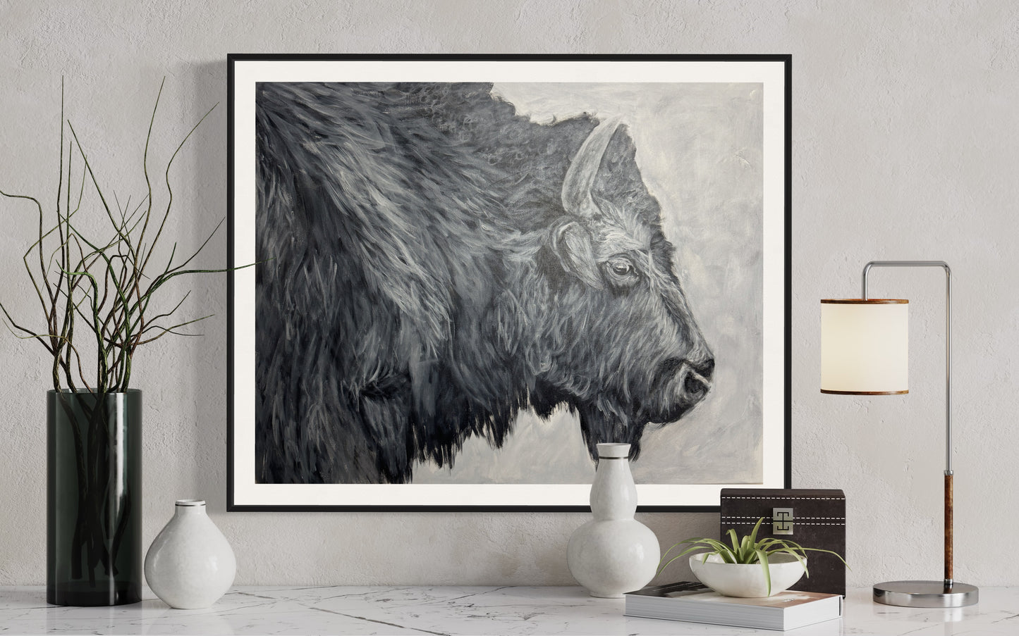 "Bison" print