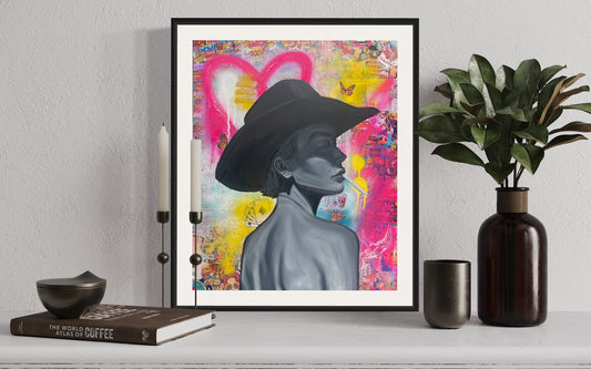 "Cowgirl" Print