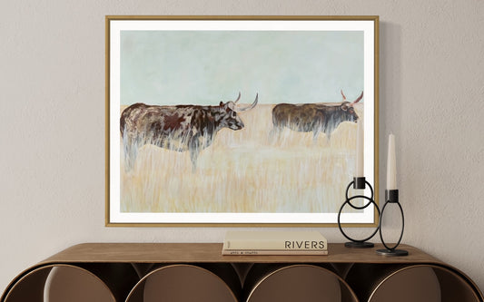 "Steers" Print