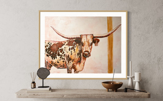 "Longhorn" Print